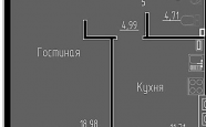 Продам квартиру в новостройке однокомнатную в кирпичном доме по адресу Космонавта Леонова 55 недвижимость Калининград