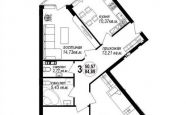 Продам квартиру в новостройке трехкомнатную в монолитном доме по адресу Аксакова дор Окружная 21 недвижимость Калининград