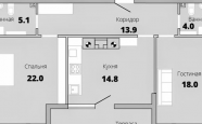Продам квартиру в новостройке двухкомнатную в монолитном доме по адресу Малоярославская 16 недвижимость Калининград