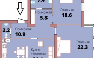 Продам квартиру в новостройке двухкомнатную в кирпичном доме по адресу Малоярославская 26 недвижимость Калининград