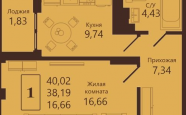 Продам квартиру в новостройке однокомнатную в панельном доме по адресу Артиллерийская недвижимость Калининград