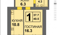 Продам квартиру в новостройке однокомнатную в кирпичном доме по адресу Старшины Дадаева 65к1 недвижимость Калининград
