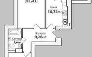 Продам квартиру в новостройке двухкомнатную в кирпичном доме по адресу Суздальская 11А недвижимость Калининград