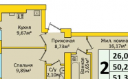 Продам квартиру в новостройке двухкомнатную в кирпичном доме по адресу Ульяны Громовой недвижимость Калининград