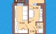 Продам квартиру в новостройке квартиру студию в кирпичном доме по адресу Маршала Жукова 10 недвижимость Калининград