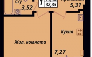 Продам квартиру в новостройке однокомнатную в кирпичном доме по адресу Елизаветинская 1А недвижимость Калининград