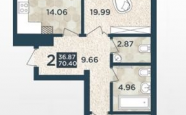 Продам квартиру в новостройке двухкомнатную в монолитном доме по адресу проспект Советский дом недвижимость Калининград
