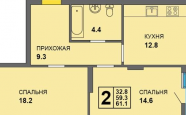 Продам квартиру в новостройке двухкомнатную в монолитном доме по адресу Тихорецкая 4 недвижимость Калининград