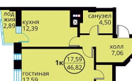 Продам квартиру в новостройке однокомнатную в монолитном доме по адресу Гайдара 90 недвижимость Калининград
