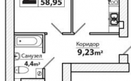 Продам квартиру в новостройке двухкомнатную в кирпичном доме по адресу Суздальская недвижимость Калининград