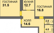 Продам квартиру в новостройке трехкомнатную в кирпичном доме по адресу Старшины Дадаева 70 недвижимость Калининград