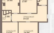 Продам квартиру в новостройке трехкомнатную в кирпичном доме по адресу проспект Советский 81к4 недвижимость Калининград