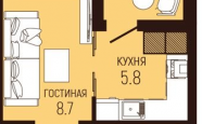 Продам квартиру в новостройке однокомнатную в кирпичном доме по адресу Калининград недвижимость Калининград